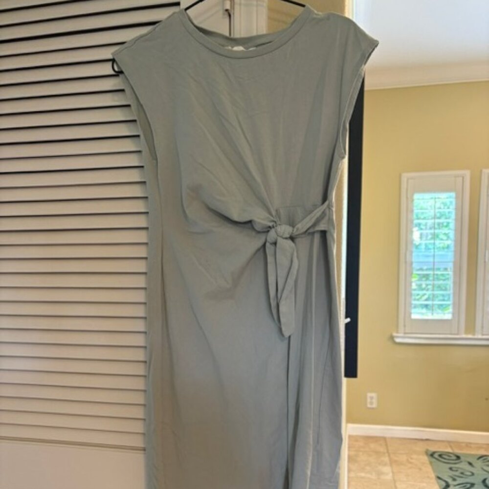 H&M Mint Tie Maternity Dress
